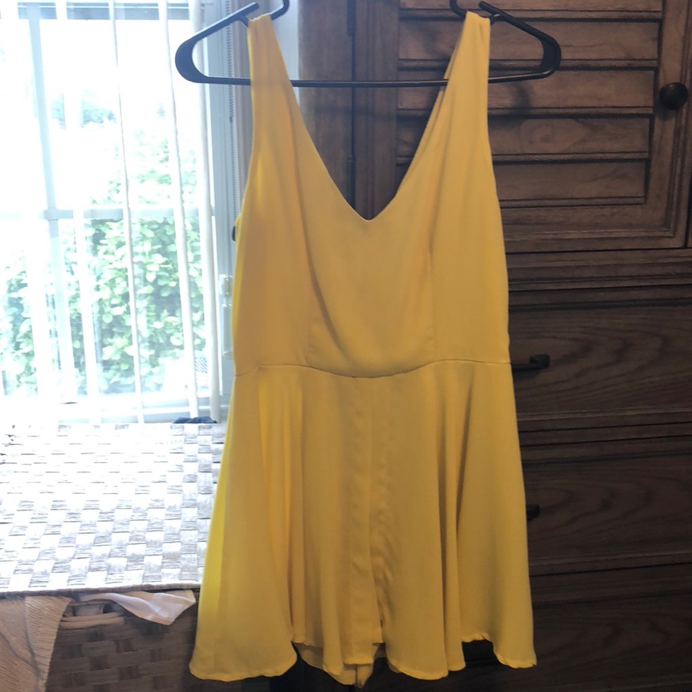 Yellow romper